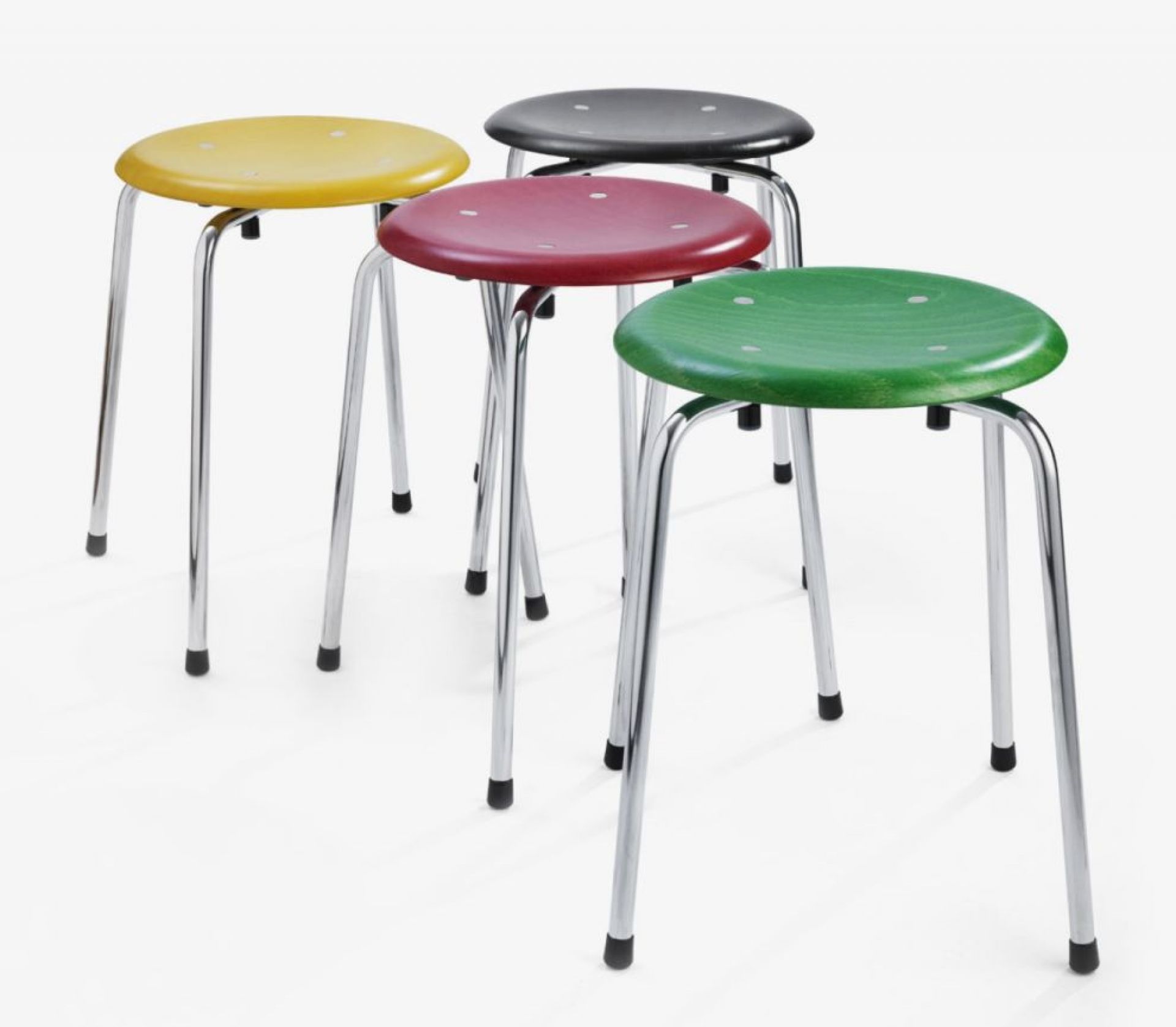 S 38 S 1 stool Wilde Spieth Schwarz gepulvert Schwarz gebeizt WILDE SPIETH S38 S 1 BLACK S